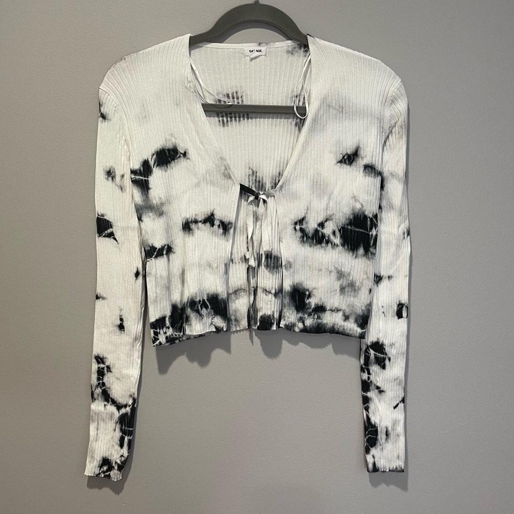 Garage Tie-Front Sweater